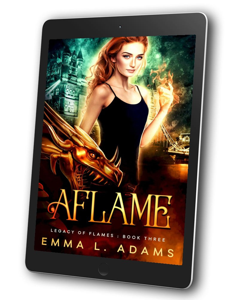 Aflame, Book 3 in the Legacy of Flames trilogy.
