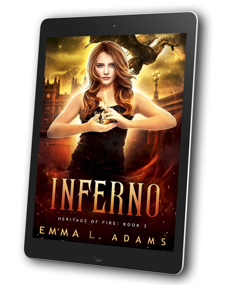 Inferno, Book 3 in the Heritage of Fire series.