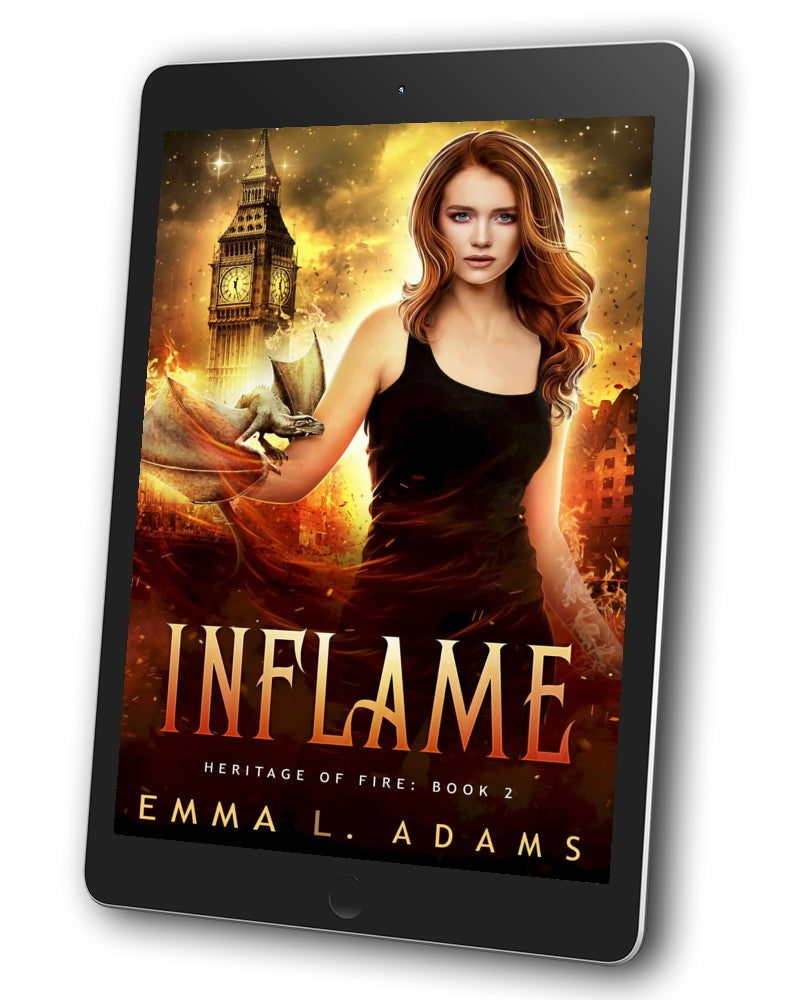 Inflame, Book 2 in the Heritage of Fire series.
