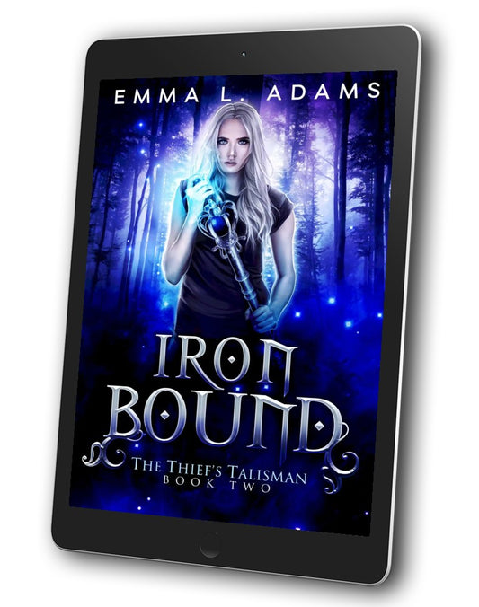 Iron Bound, Book 2 in the Thief's Talisman Trilogy.