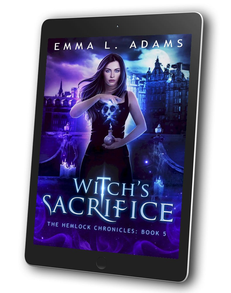 Witch's Sacrifice, Book 5 in the Hemlock Chronicles.